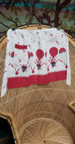 Vintage Air Balloons & Kitchen Utensils Apron