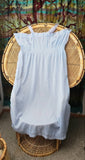 AS IS Vintage Volup Sheer Blue Nightgown, 54