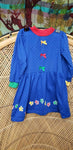 80s Paws & Primary Colors Dress By Buster Brown, Girls 5