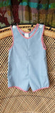 80s Red, White & Blue Baby Romper, 12M