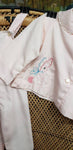50s Pink Baby Overalls with Bunny Jacket By Thomas