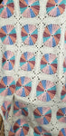 Vintage Pastel Pinwheels Crochet Afghan