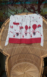 Vintage Air Balloons & Kitchen Utensils Apron