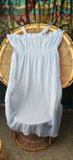 AS IS Vintage Volup Sheer Blue Nightgown, 54