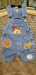 Y2K Winnie The Pooh Overalls, 12M 