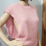 80s Pink & Gold Sweater Vest By Penguin