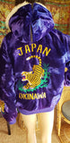 Vintage Velvet Okinawa Japan Coat & Detachable Hood, MD/LG