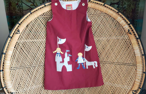 Vintage Girls Castle Queen Dress By Chocolate Soup, Girls 8