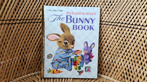 1983 The Bunny Book By Richard Scarry A Big Golden Book, Vintage Richard Scarry's The Bunny Book, Spring Childrens Book, Easter Gift
