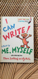 1971 I Can Write A Book By Me Myself Book, Theo LeSieg, Dr. Seuss, Rare Vintage