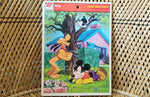 Vintage Mickey Mouse & Pluto Frame Tray Puzzle, Disney Children's Puzzle