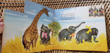1947 Ten Jolly Elephants Board Book Published By Brimax Books