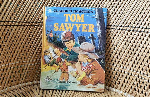 1981 Tom Sawyer Brimax Books, Classics In Action Tom Sawyer Brimax Books, Abridged Mark Twain's Tom Sawyer