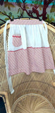 Vintage Playing Cards Apron, Partially Sheer