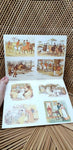 1987 Randolph Caldecott Old-Fashioned Pastimes And Pleasures Postcards, 24 Full-Color Ready-To-Mail Postcards, Book Of Postcards, Like New!