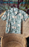 Vintage Men's Hawaiian Shirt By Hana Fashion, SM
