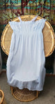 AS IS Vintage Volup Sheer Blue Nightgown, 54