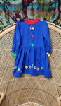 80s Paws & Primary Colors Dress By Buster Brown, Girls 5