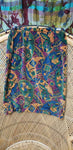 60s Paisley Velvet Skirt, MD