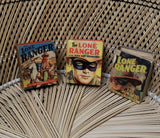1939 The Lone Ranger Better Little Books Set Of 3, Lone Ranger And The Black Shirt Highwayman, Lone Ranger On The Barbary Coast ...