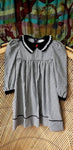 90s Black & White Check Dress By Ruth Of Carolina, 4T