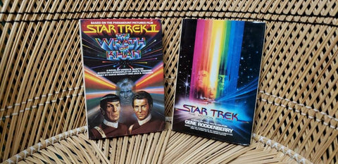 Vintage Star Trek Books Set Of 2: 1979 Star Trek The Motion Picture By Gene Roddenberry, 1982 Star Trek ll The Wrath Of Khan