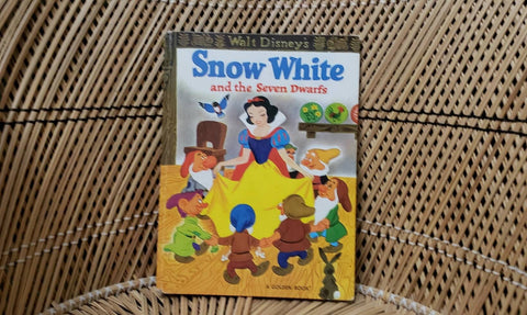 AS IS 1982 Snow White And The Seven Dwarfs A Golden Book