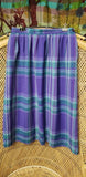 Vintage Purple Plaid Skirt With Pockets, MD
