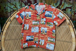 90s Red Hilo Hattie Shirt By The Hawaiian Original, XS
