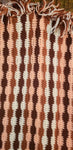 Vintage Brown & Cream Crochet Afghan