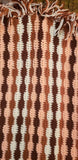 Vintage Brown & Cream Crochet Afghan