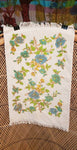 60s Blue Floral Hand Towel by Cannon