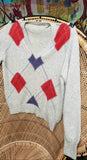 Vintage Mens Italian Lana Wool Sweater, LG