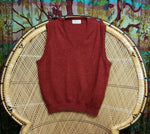 90s Men's Red & Black Sweater Vest By Jantzen, XL
