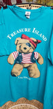 90s Teddy Bear Pirate Treasure Island Las Vegas Night Shirt, One Size