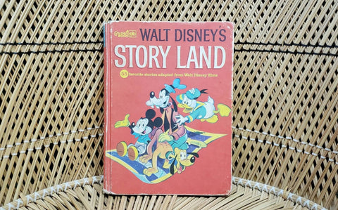 AS IS 1962 Walt Disney's Story Land 55 Favorite Stories Adapted From Walt Disney Films, A Golden Book