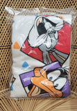 90s Looney Tunes Familiar Faces Blanket Still In Original Package! 45x60
