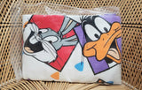 90s Looney Tunes Familiar Faces Blanket Still In Original Package! 45x60