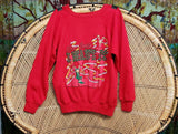 Vintage Dear Santa I Want It All Sweatshirt, LG