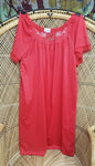 80s Red Nightgown By Kelly Reed Collection, LG