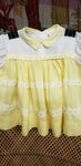 60s Lemon & Lace Baby Dress