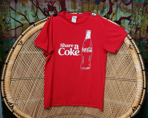AS IS Vintage Share A Coke Coca Cola T-Shirt, MD