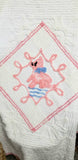 50s Chenille Cat Children's Blanket, 65" x 40"