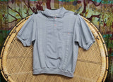 90s Gray Polo Shirt By Knightsbridge Menswear, LG