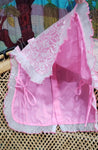 50s Pink Baby Set, Lace Bib Top And Bloomers