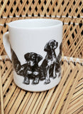 1988 Cute Puppies Mug By Cindy Farmer