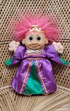 90s Russ Troll Kidz Princess Guinevere Doll, 14"