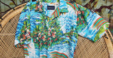 90s Rainbow Hawaiian Shirt By Network
