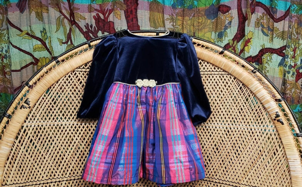 90s Party Dress By Rose Cottage, 2T Charmstruck 90s Party Dress By Rose Cottage, 2T Charmstruck