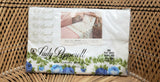 70s Blue Rose Duet By Lady Pepperell, Flat Sheet Double Bed, In Original Package!